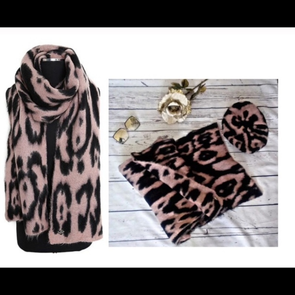Betsey Johnson Blush Cozy-Critter Muffler Scarf - Picture 10 of 11